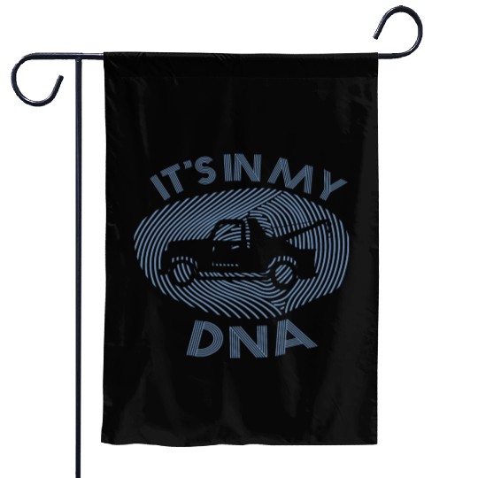 tow Truck DNA - It's in my DNA Design Garden Flags