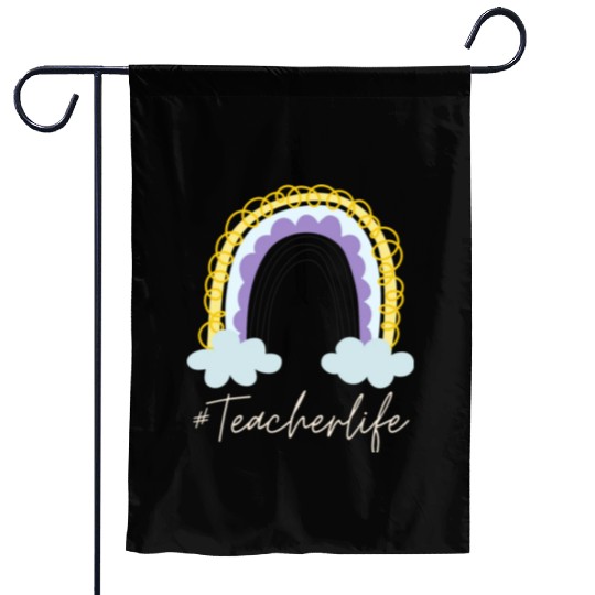 Teacher Life Kindergarten Teacher Appreciation Garden Flags