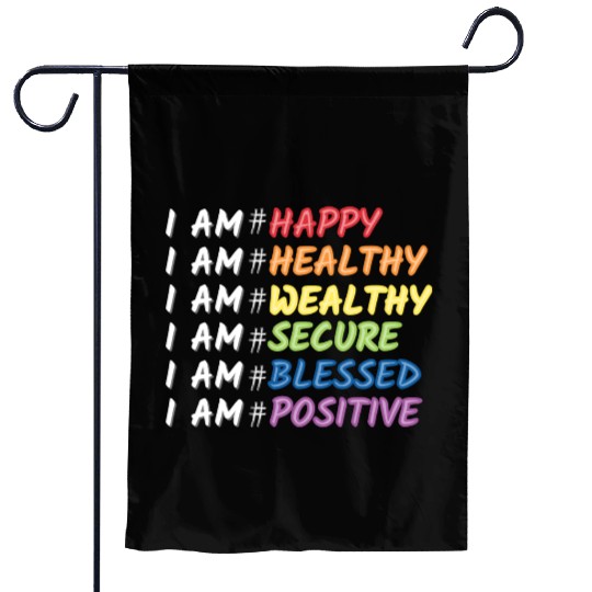 Daily Motivational Affirmation Mantra Self Love Garden Flags