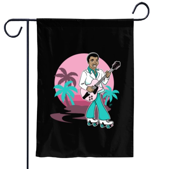 Breezin' on Wheels Retro Cartoon - Malibu Style Garden Flags