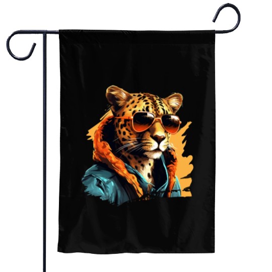 Street Style Cheetah | Cheetah Lovers Garden Flags