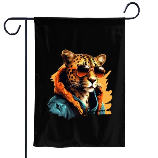 Street Style Cheetah | Cheetah Lovers Garden Flags