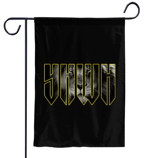 YHWH Yahweh Lion Christian Garden Flags