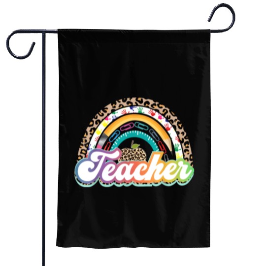 Teacher Life Rainbow Teacher S For Women Best Garden Flags