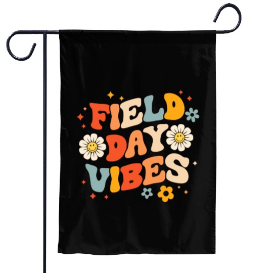 Field Day 2023 Funny Field Day Vibes Teacher Boy Garden Flags