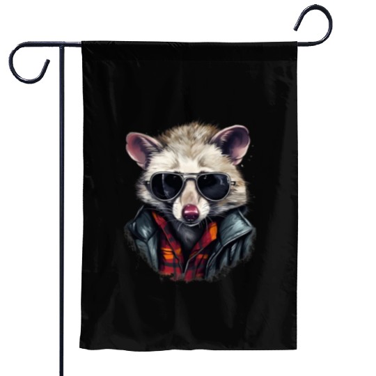 Street Survivor: Urban Opossum Vibes | Opossum Lov Garden Flags