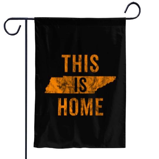 This Is Home Tennessee State Orange Proud Fan Garden Flags