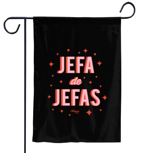 Chingona Inc Jefa De Jefas Blue Small Garden Flags