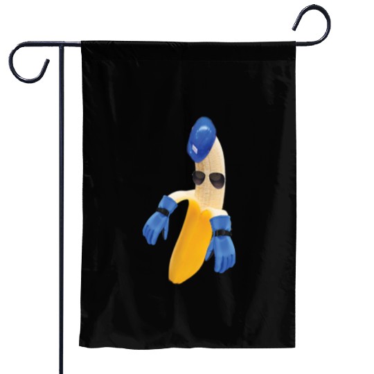 Engineering Banana // Prowess with fruity charm Garden Flags