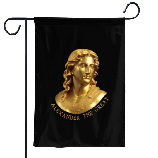 Alexander the Great, the great Greek warrior. Garden Flags