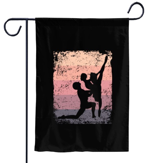 Ballet Dance Couple Vintage Ballerina Garden Flags