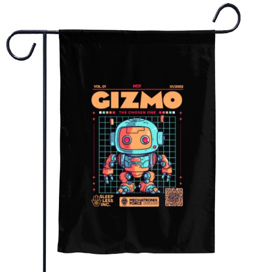 Gizmo Mecha Garden Flags