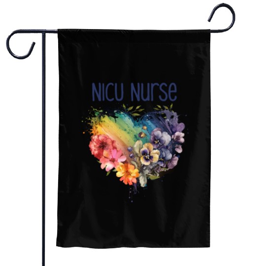 Caring Nicu Nurse Garden Flags