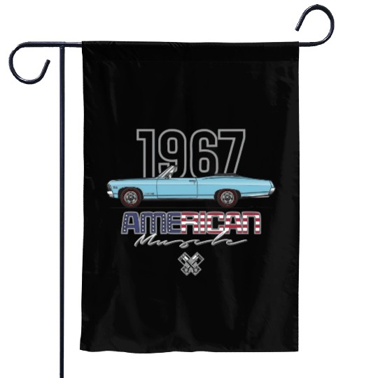 American Light Blue Convertible Garden Flags