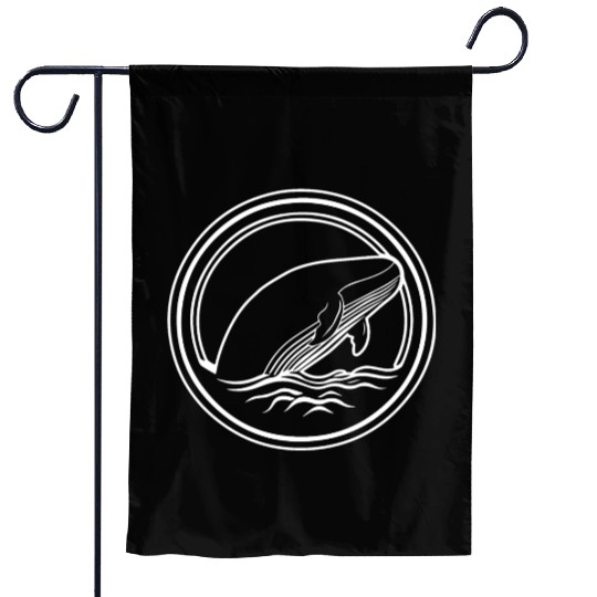Whale Ocean Marine Garden Flags