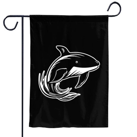 Whale Ocean Marine Garden Flags