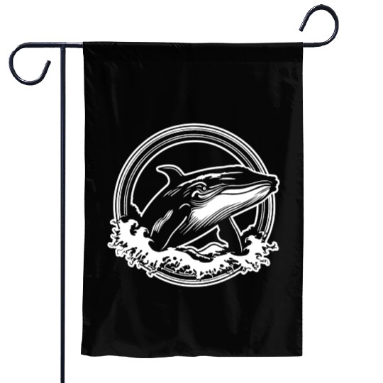 Whale Ocean Marine Garden Flags