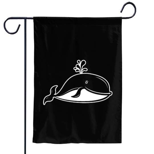 Whale Ocean Marine Garden Flags