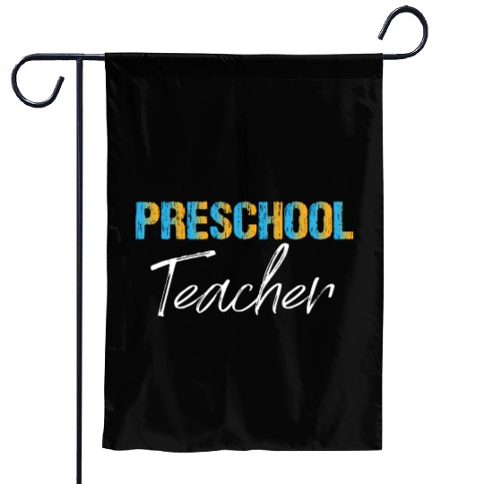 Preschool Teacher Garden Flags