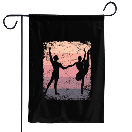 Ballet Dance Couple Vintage Ballerina Garden Flags