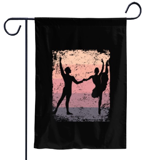 Ballet Dance Couple Vintage Ballerina Garden Flags