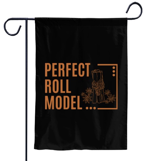 Perfect Roll Model Cinnamon Roll Mom Dad Role Mode Garden Flags