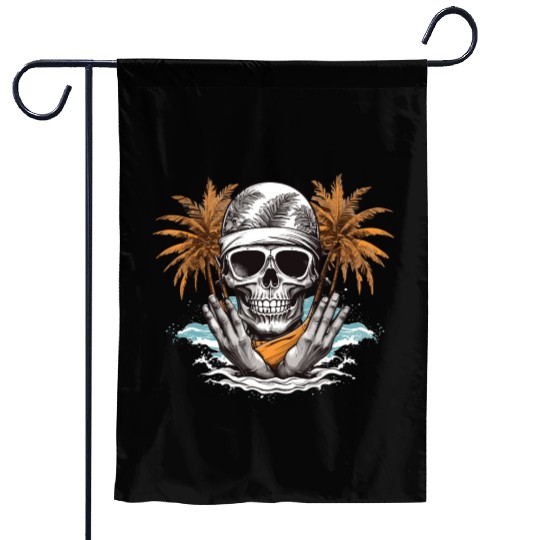 Summer paradise beach Garden Flags Design