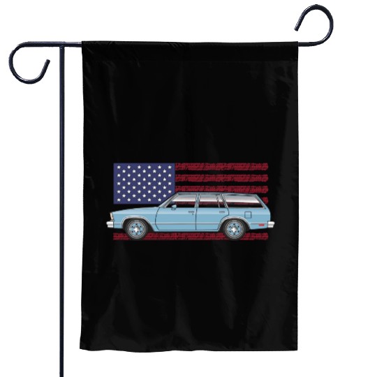 Usa Light Blue Garden Flags