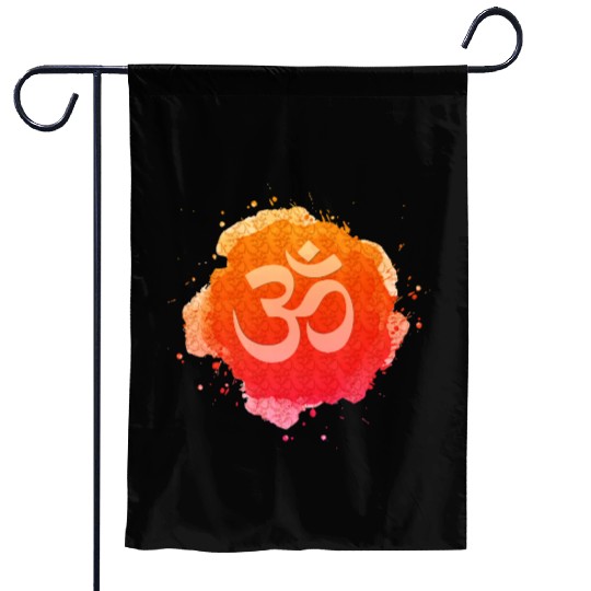 OM Orange Garden Flags
