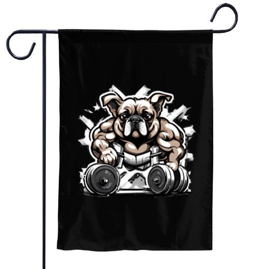 Elevate your workout game with our 'Gym Beast' Garden Flags