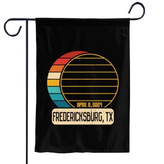 Total Solar Eclipse Texas Fredericksburg 4 28 2024 Garden Flags