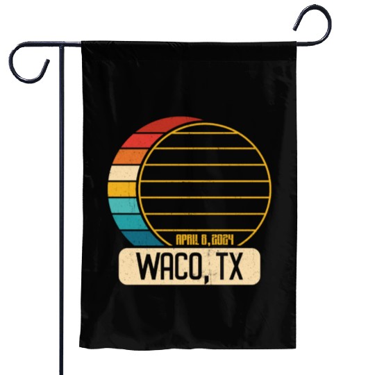 Total Solar Eclipse Texas Waco April 28 2024 Garden Flags