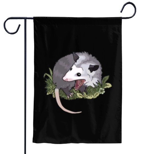 Screaming possum, Funny Animal Garden Flags