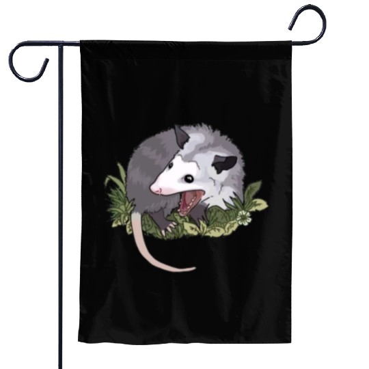 Screaming possum, Funny Animal Garden Flags