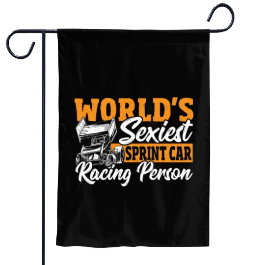 World's Sexiest Sprint Car Racer Sprint Car Racing Garden Flags