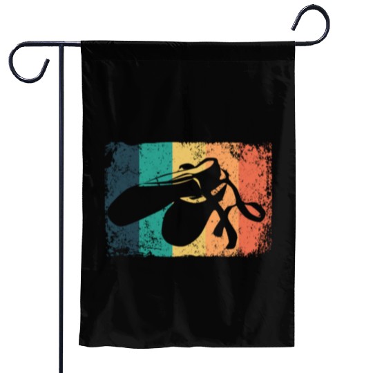 Ballet Shoes Vintage Woman Ballerina Garden Flags