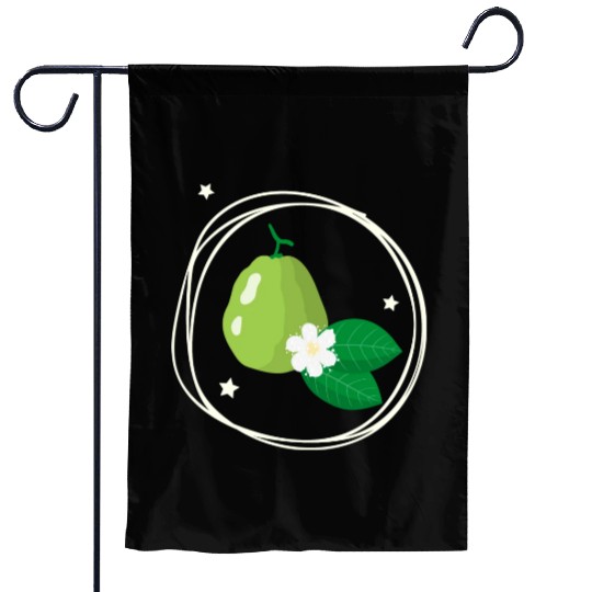 Guava With Flower And Leaves Garden Flags