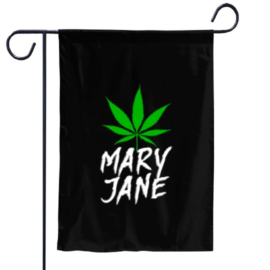 Mary Jane Kush Garden Flags