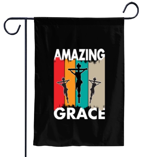 Amazing Grace Love Jesus Christian Christmas Garden Flags