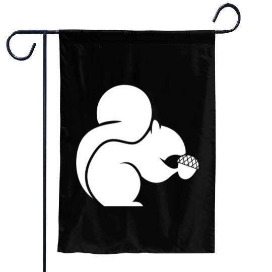 Squirrel Nut Acorn Rodent Forest Lover Wild Pet Garden Flags