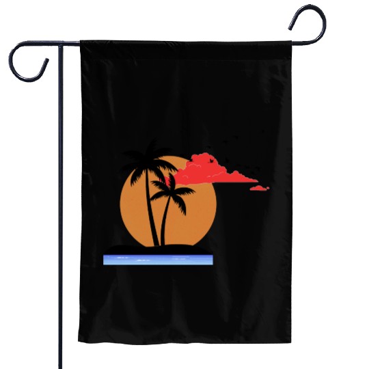 sunset Garden Flags
