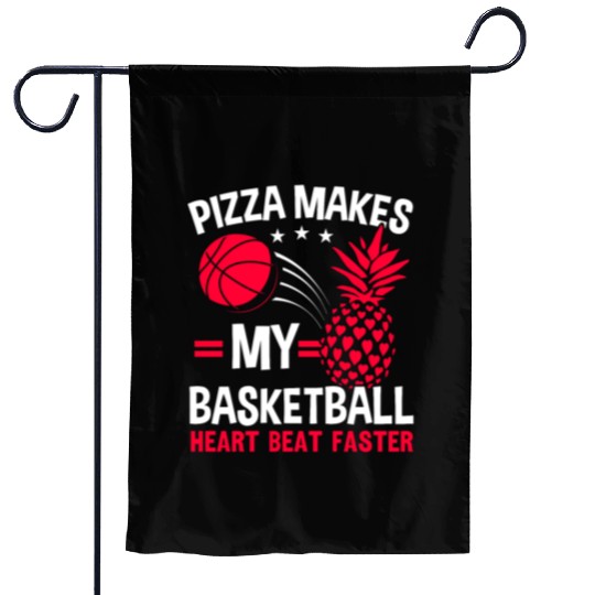Pineapple Basketball Tropical Fruit Summer Sport Garden Flags