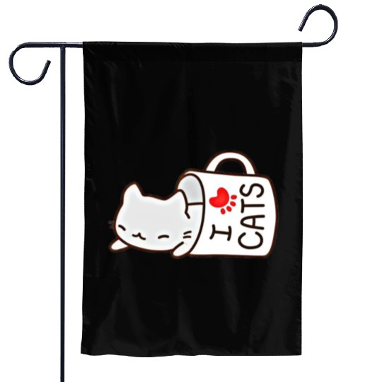 cat lover Garden Flags