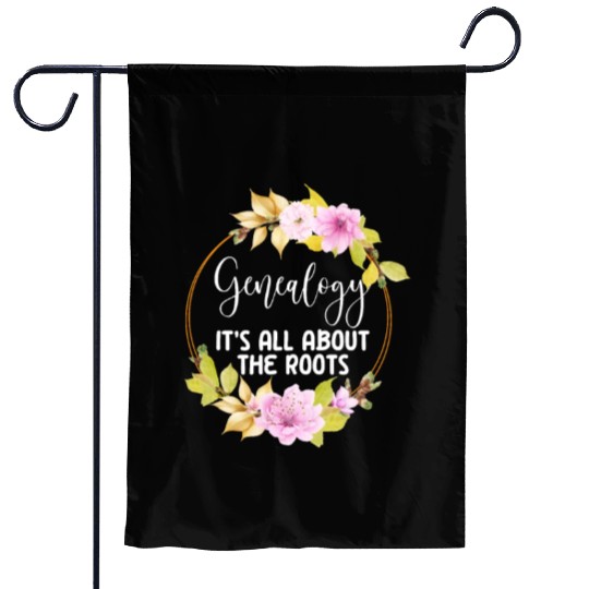 Genealogy It's All About The Roots Garden Flags