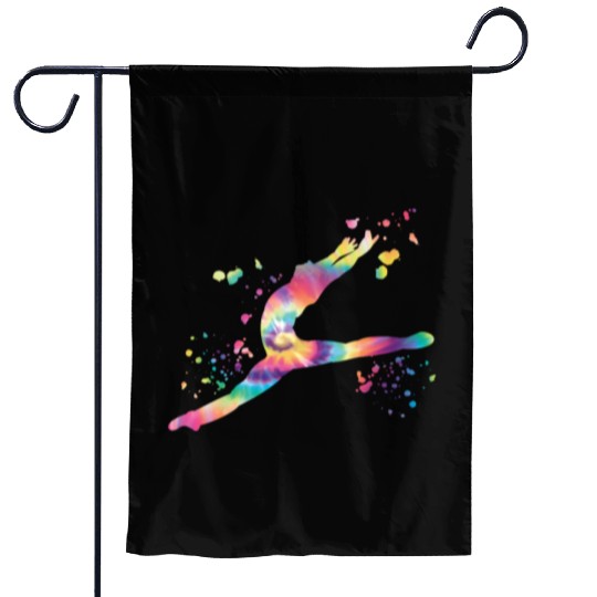 Ballet Dancer Colorsplash Man Ballerino Garden Flags