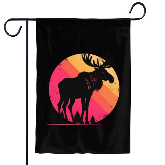 Moose Dreams Garden Flags