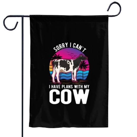 Cow Cattle Breeder Land, Farmer Cows Garden Flags