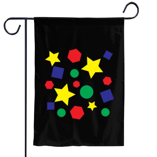 Garden Flags Includes patterns multi-colored