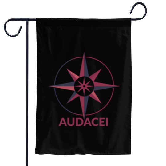 Courageous Evolution: Audacei Color Logo Garden Flags