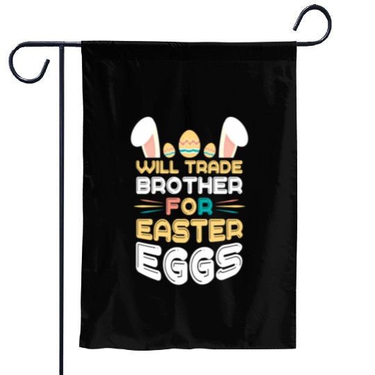 Will Trade Cousin Happy Easter Bunny Ears Eggs Hun Garden Flags